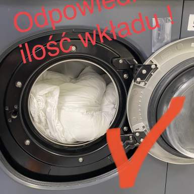 Odpowiednia ilość wkładu prania 