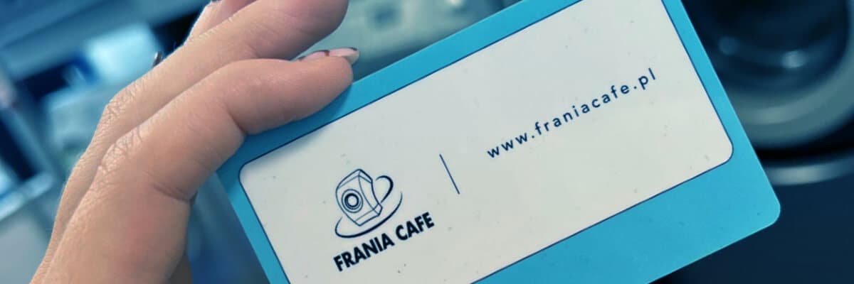 Karta stałego klienta pralnia samoobsługowa Frania Cafe